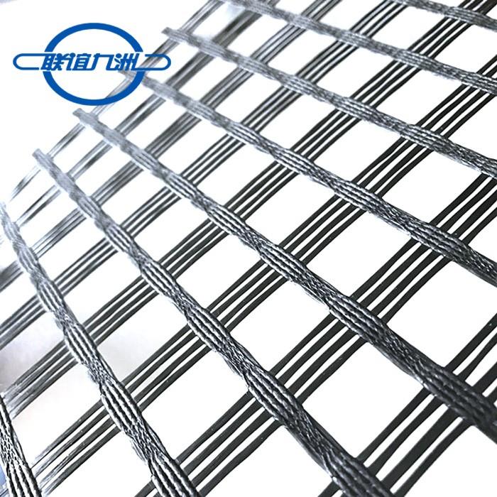 Road Construction Fiberglass Geogrid
